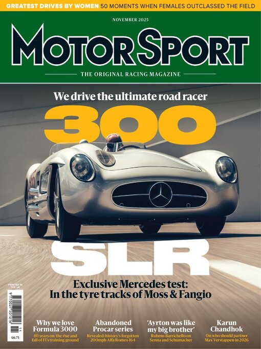 Title details for Motor Sport Magazine by Motorsport Magazine Limited - Available